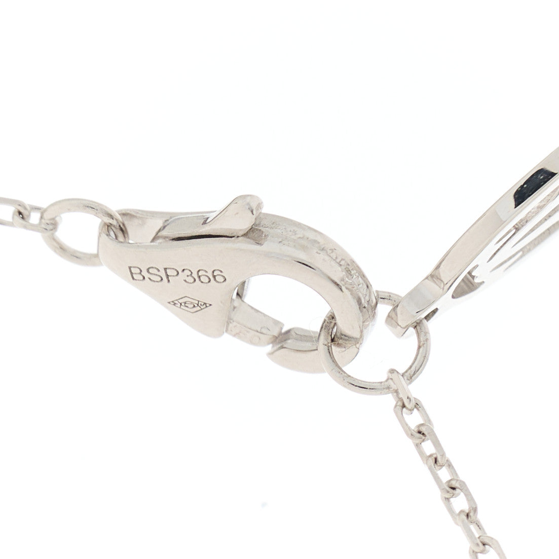 Cartier 18K White Gold Diamond .31ct 1895 Solitaire Pendant Necklace 4 of 7