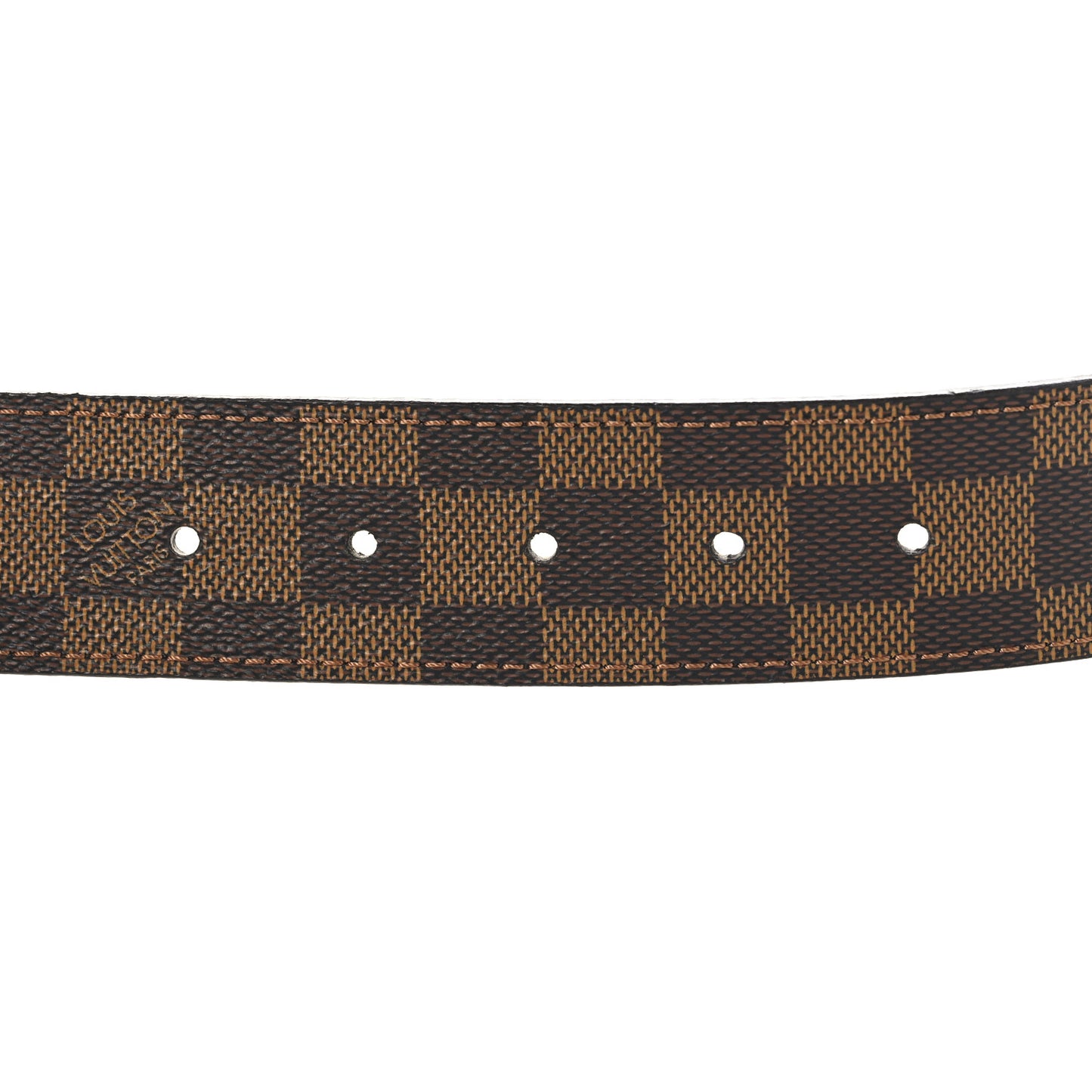 Damier Ebene 40mm LV Initiales 95 38 Belt