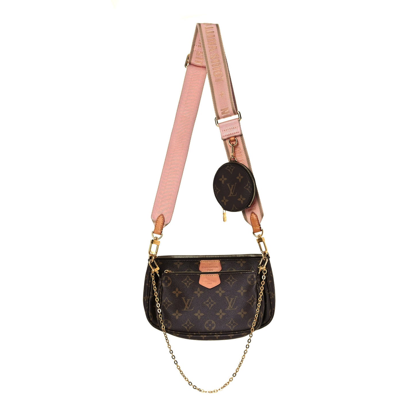 Monogram Multi Pochette Accessories Rose Clair