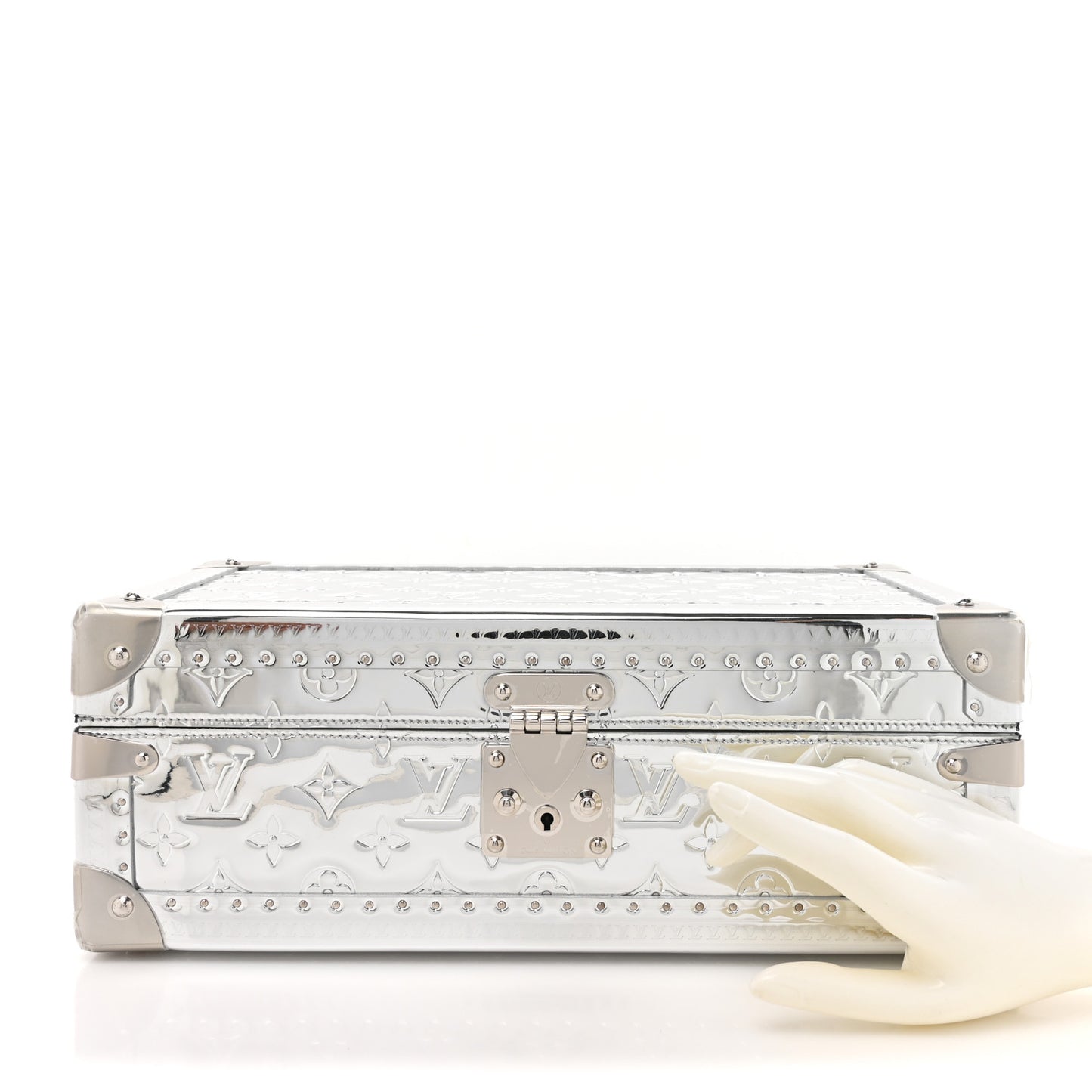 Monogram Miroir Coffret 8 Watch Case Silver