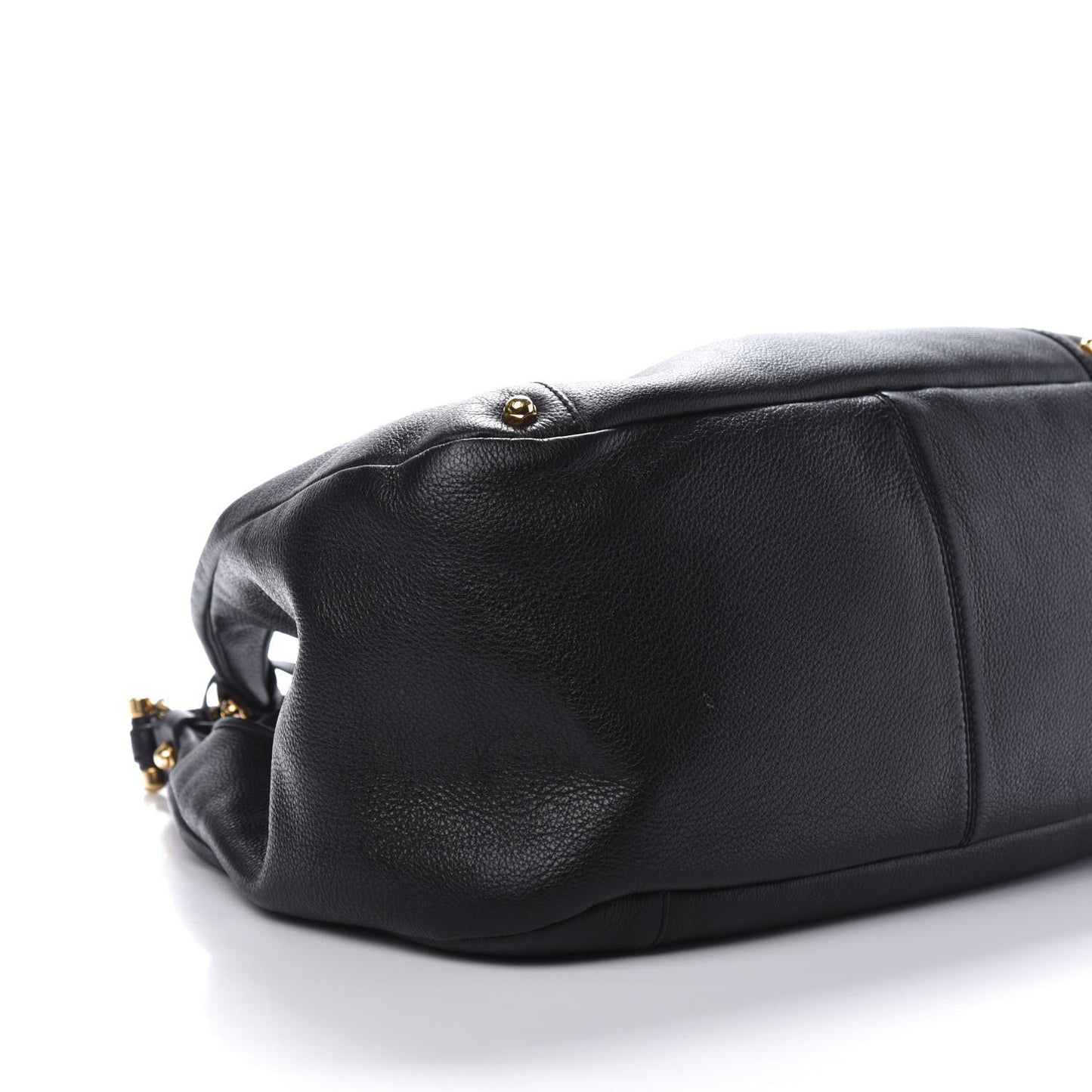 Calfskin Calle Hobo Black