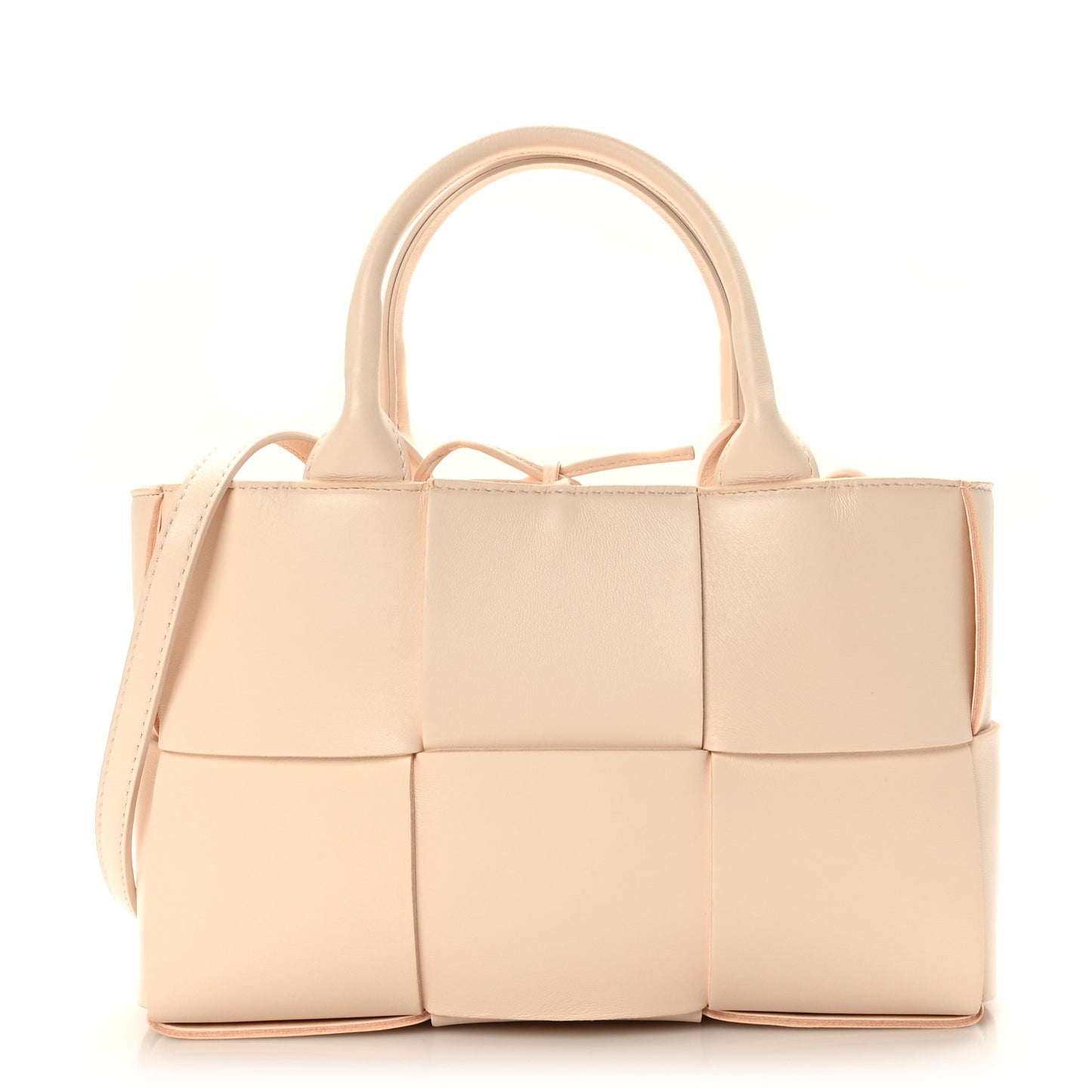 Nappa Maxi Intrecciato Mini Arco Tote Macaroon
