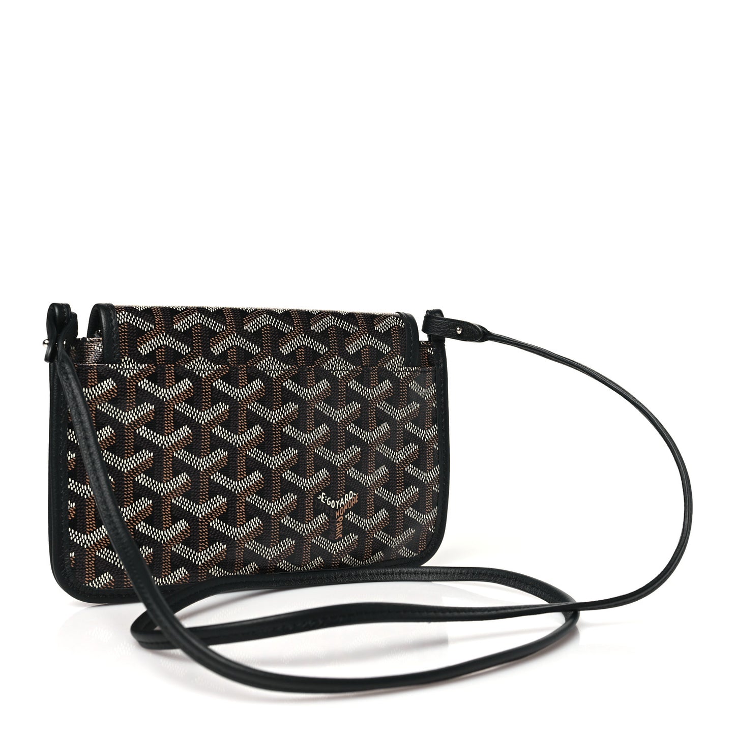 Goyardine Plumet Wallet Clutch Black