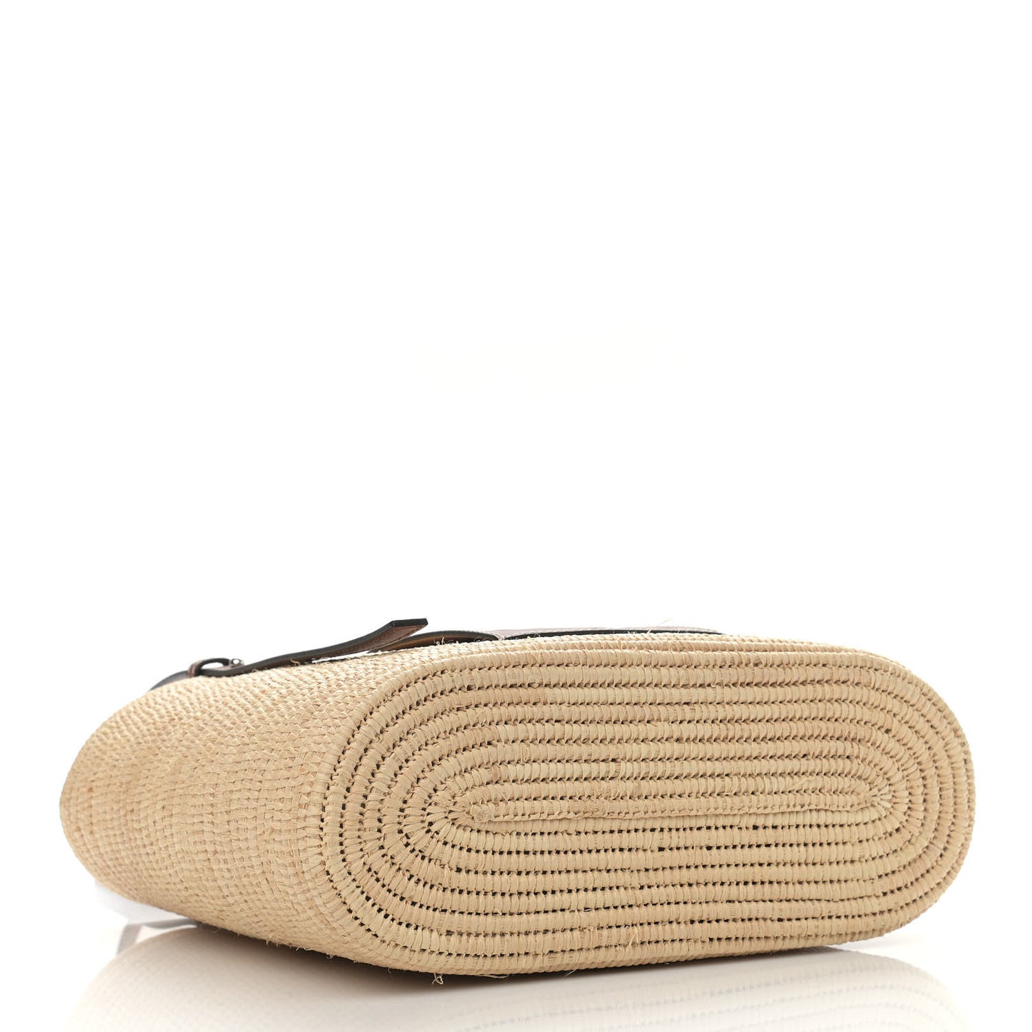 Raffia Small Square Basket Tote Bag Natural Tan
