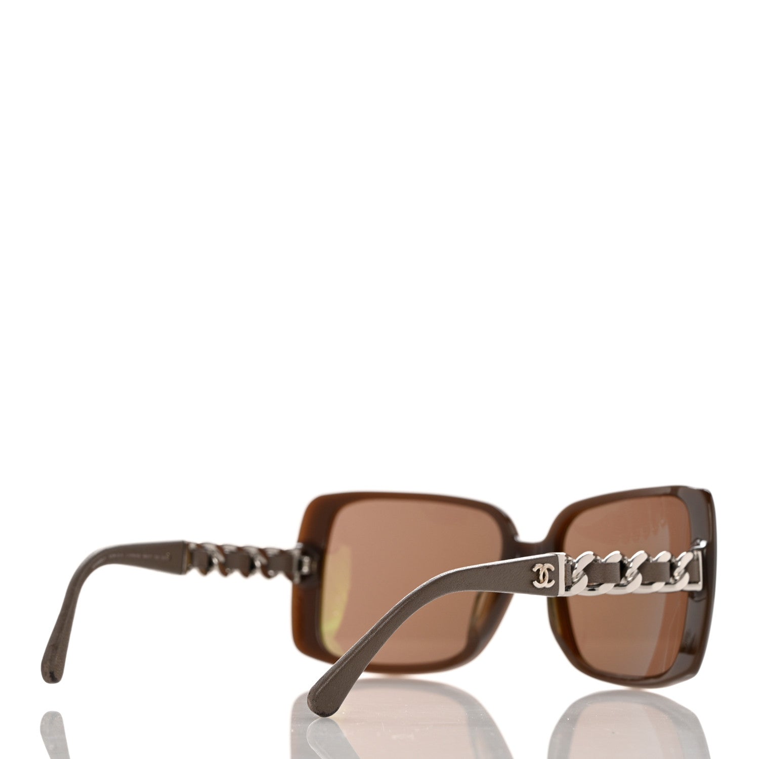 Chanel Acetate Chain Sunglasses 5208-Q Brown 4 of 9