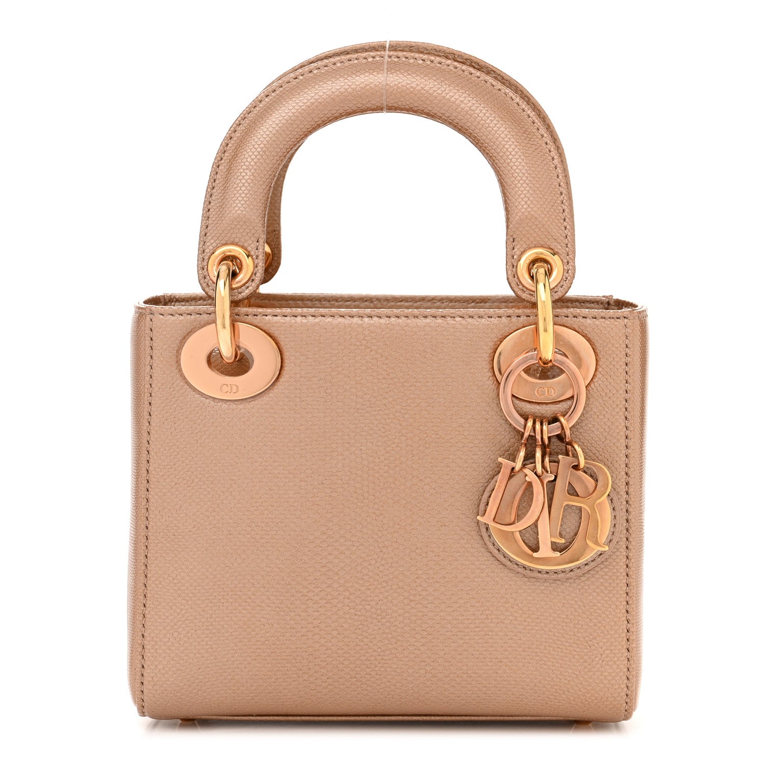 Christian Dior Lizard Mini Lady Dior Beige 1 of 14