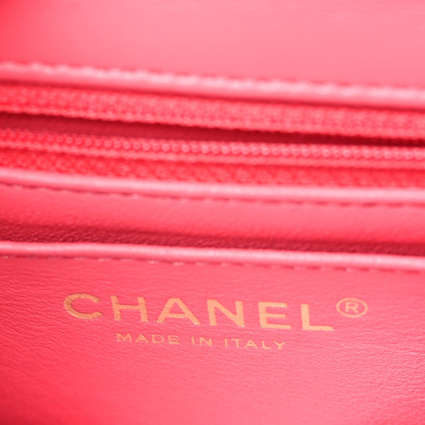 Lambskin Quilted Mini Square Flap Pink