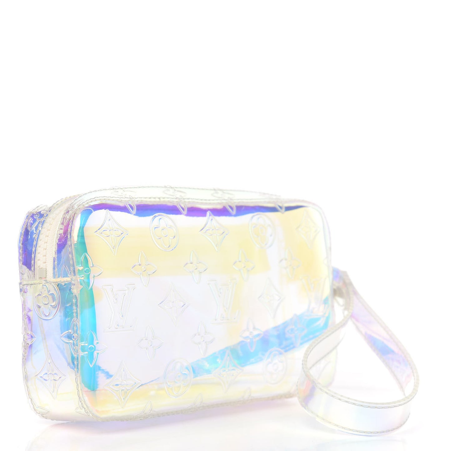 PVC Monogram Pochette Volga Iridescent Prism