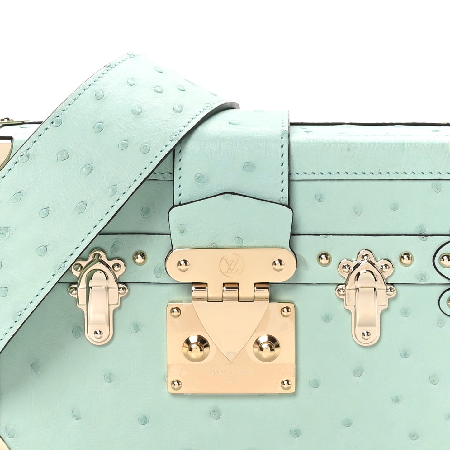 Ostrich Petite Malle Vert Celadon