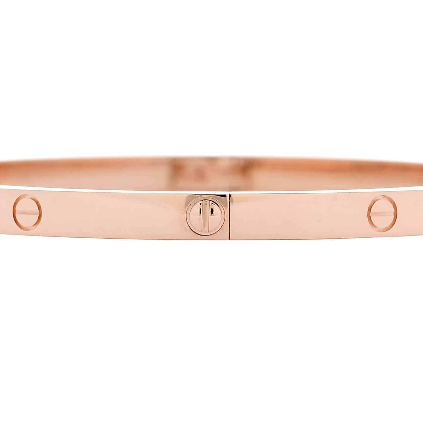 18K Pink Gold Small LOVE Bracelet 17