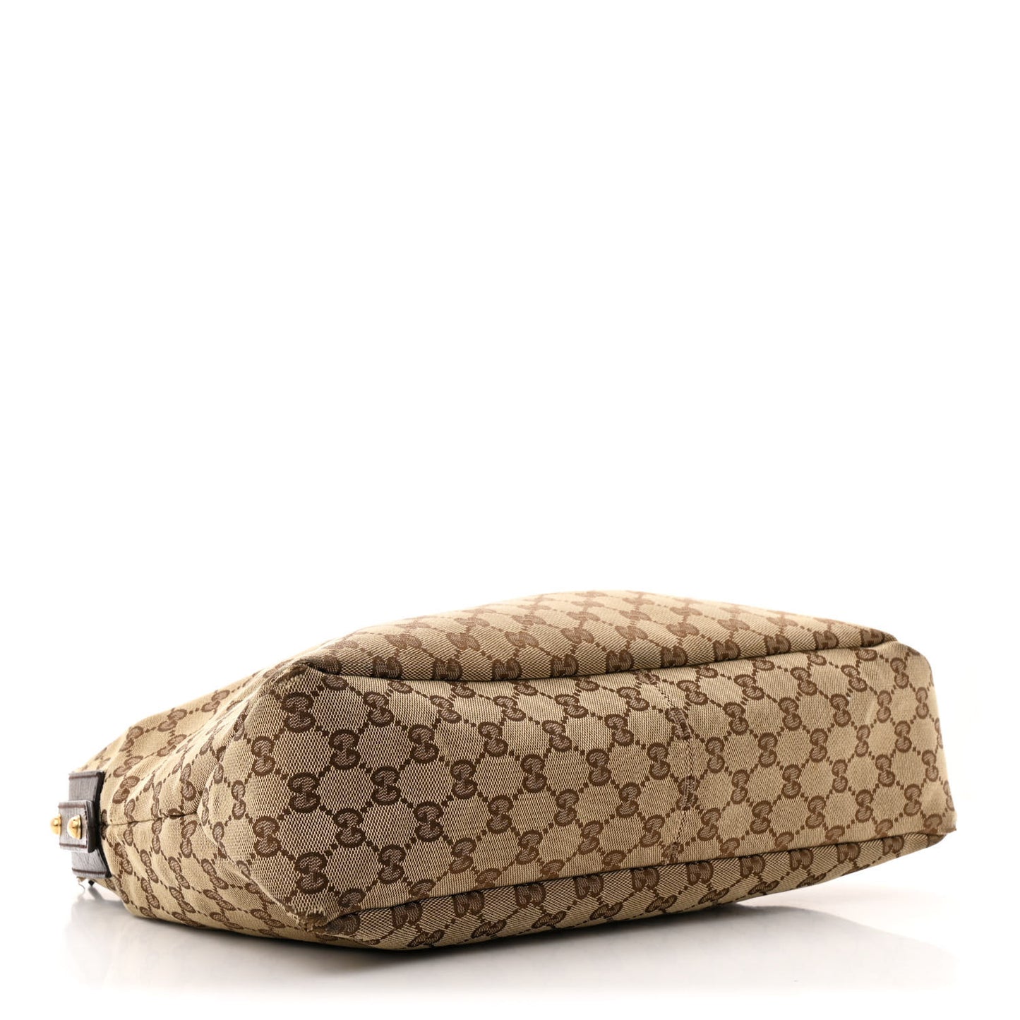 Monogram Medium Horsebit Chain Hobo Dark Brown