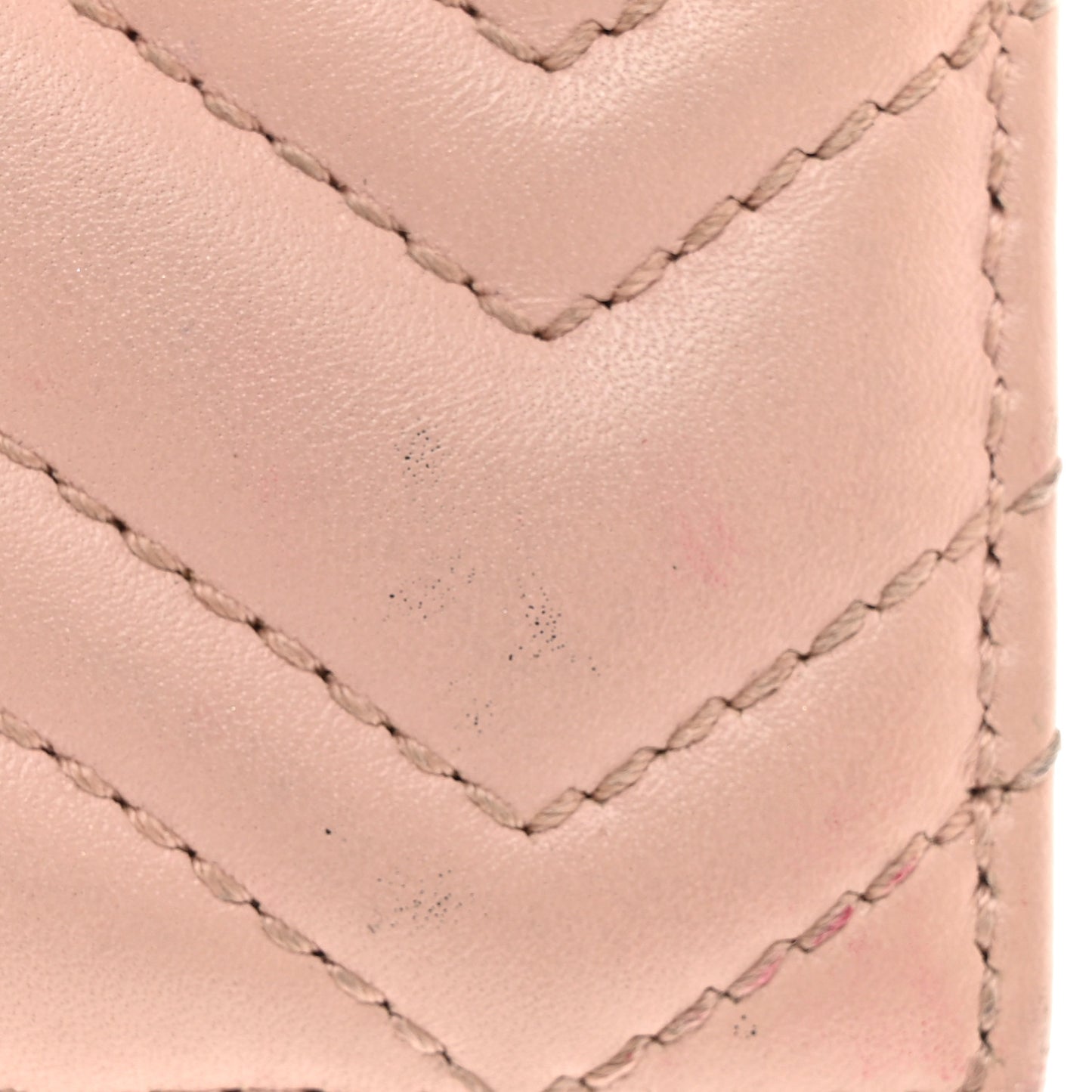Calfskin Matelasse GG Marmont Card Holder Perfect Pink