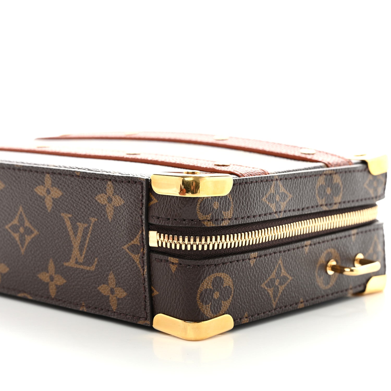 Louis Vuitton X NBA Grained Calfskin Monogram Handle Trunk Brown 9 of 10