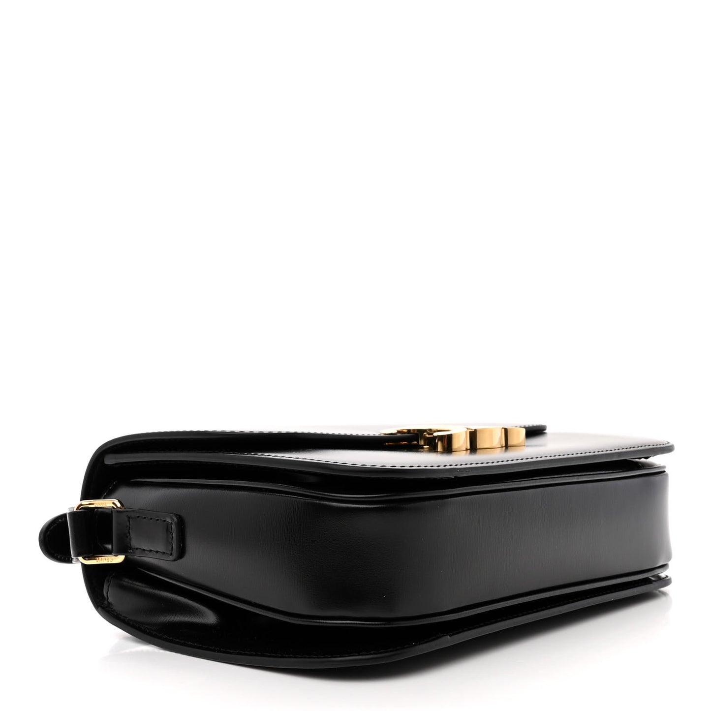 Shiny Calfskin Medium Triomphe Black