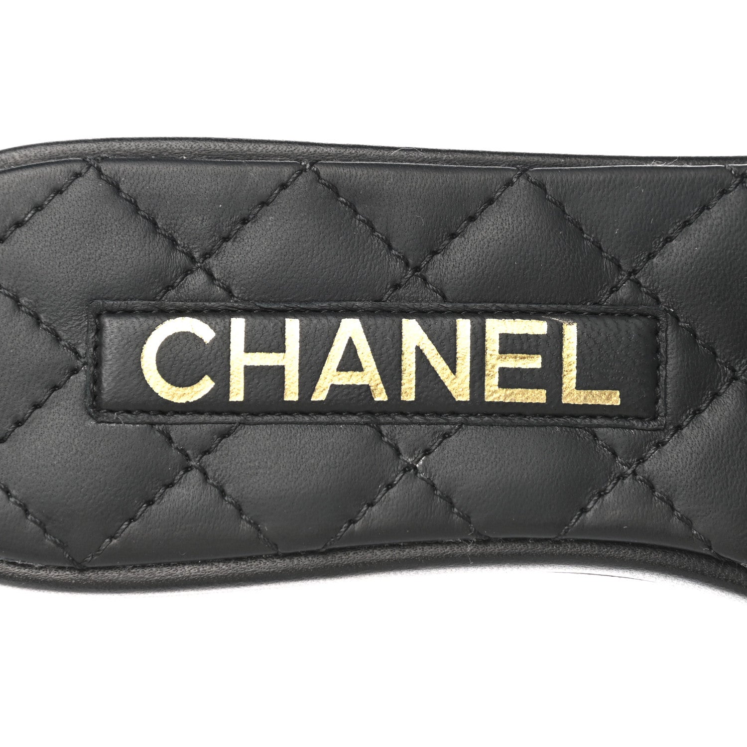 Chanel Lambskin Quilted CC Turnlock Sandals 36 Black 6 of 8