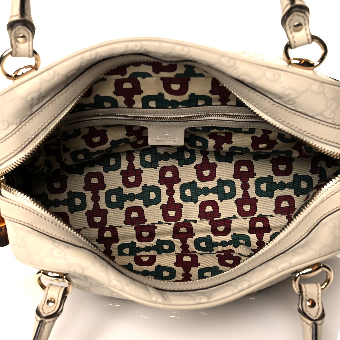 Guccissima Large Wave Boston Off White