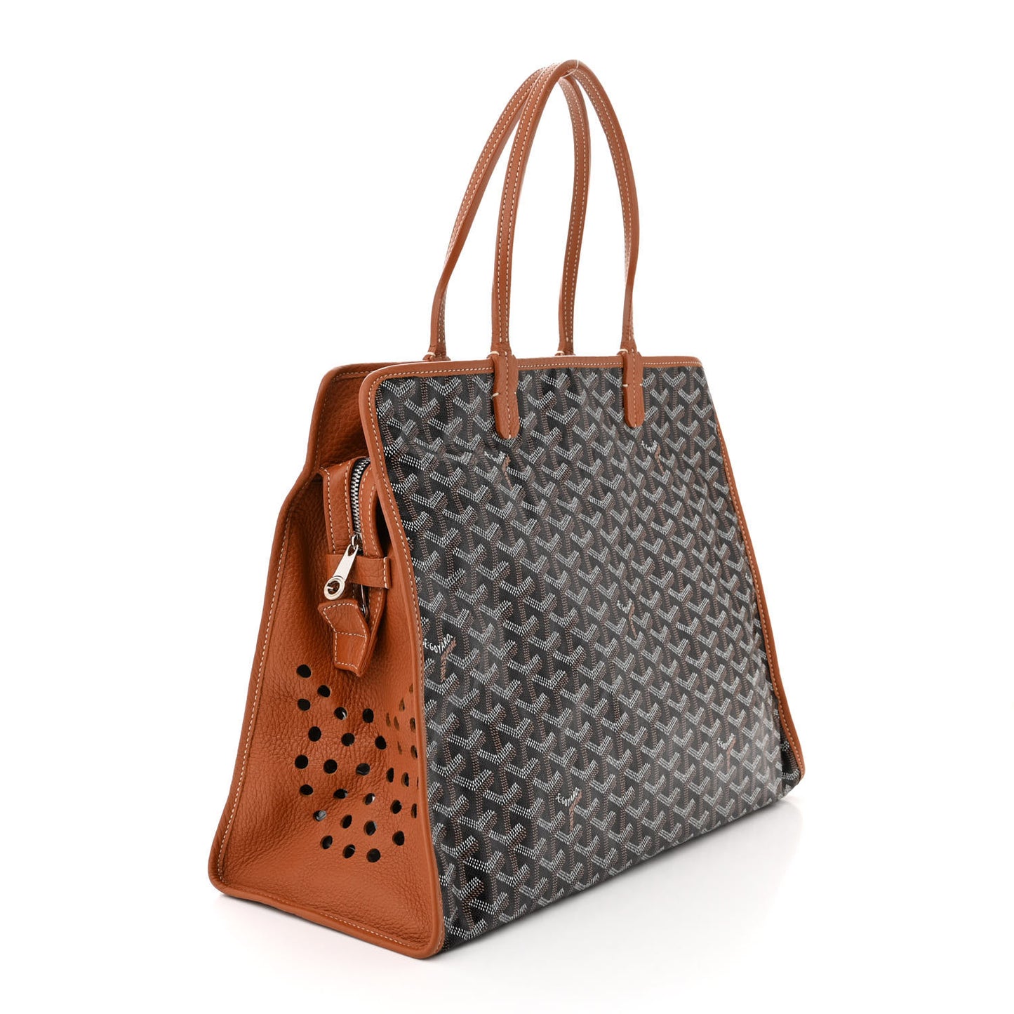 Goyardine Sac Hardy Pet Carrier PM Black Gold