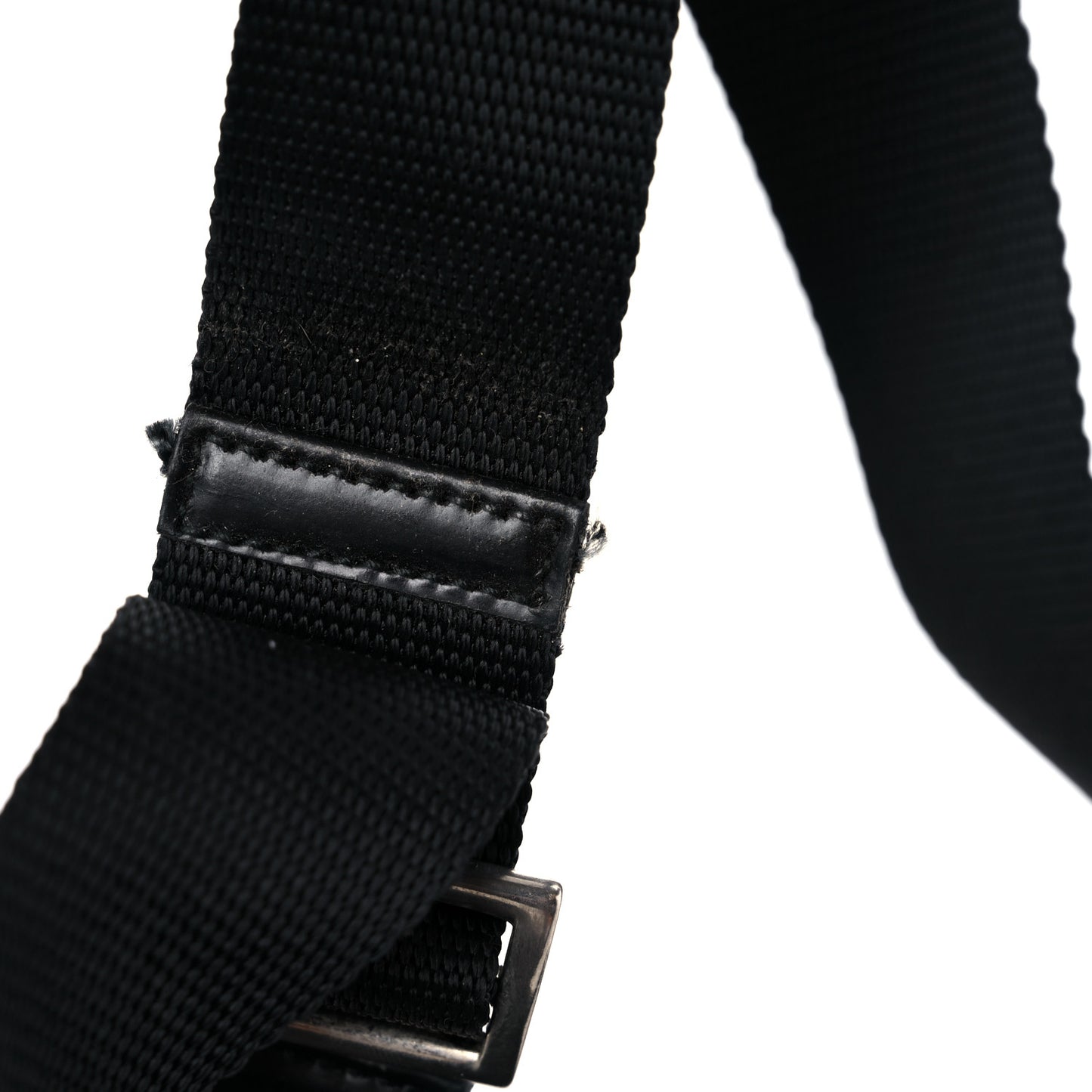 Tessuto Nylon Crossbody Bag Black