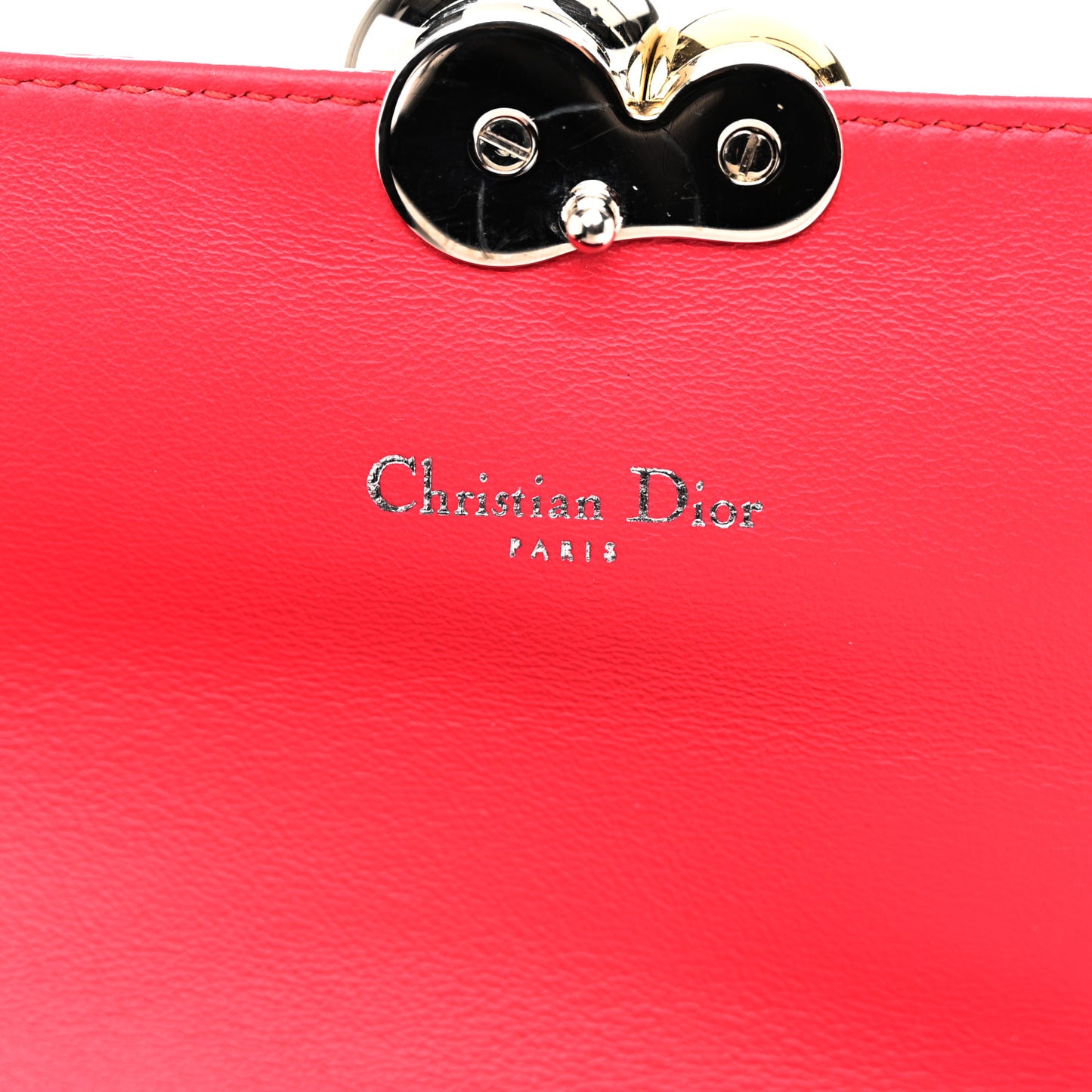 Patent Tribale Chain Wallet Red
