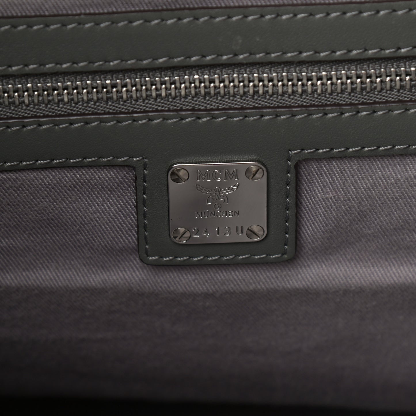 Calfskin Ottomar Monogram Large Klara Hobo Grey