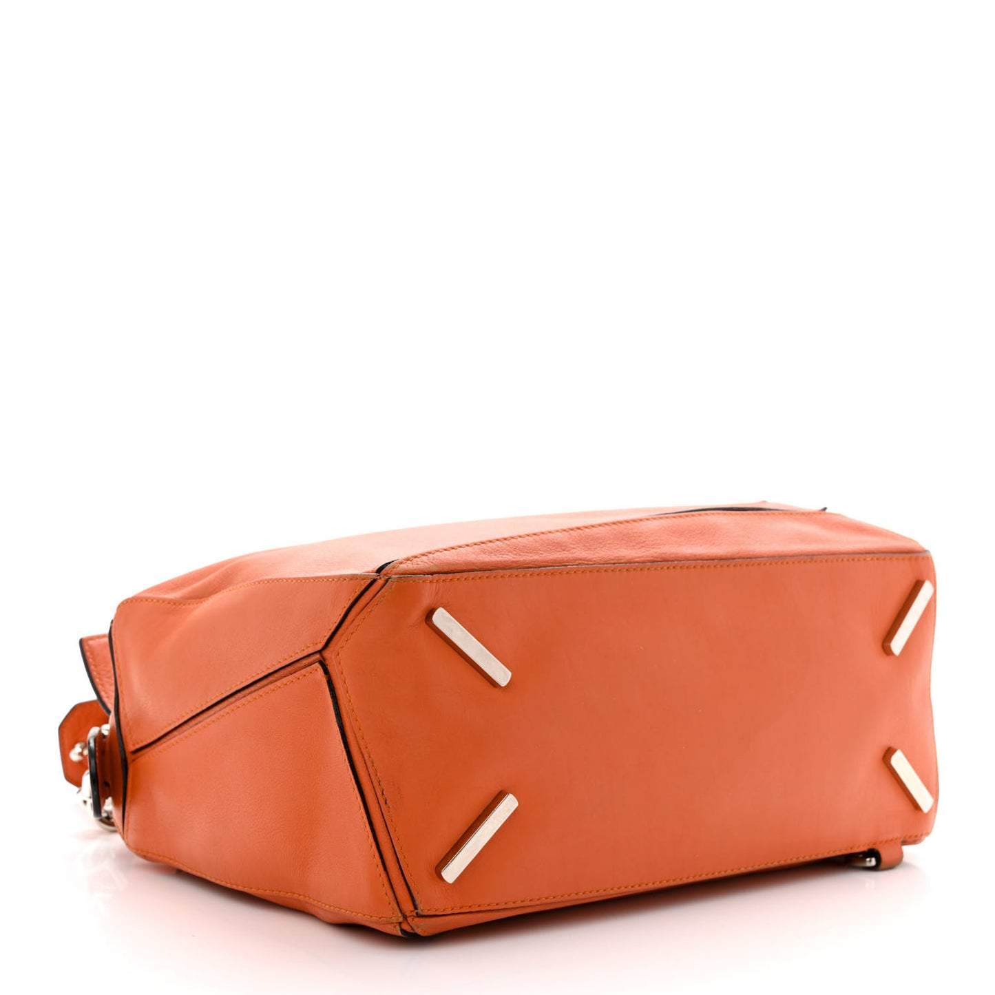 Calfskin Medium Puzzle Bag Orange