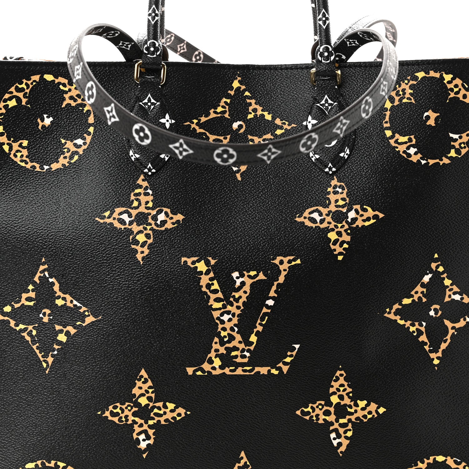 Louis Vuitton Monogram Giant Jungle Onthego GM Black 8 of 10