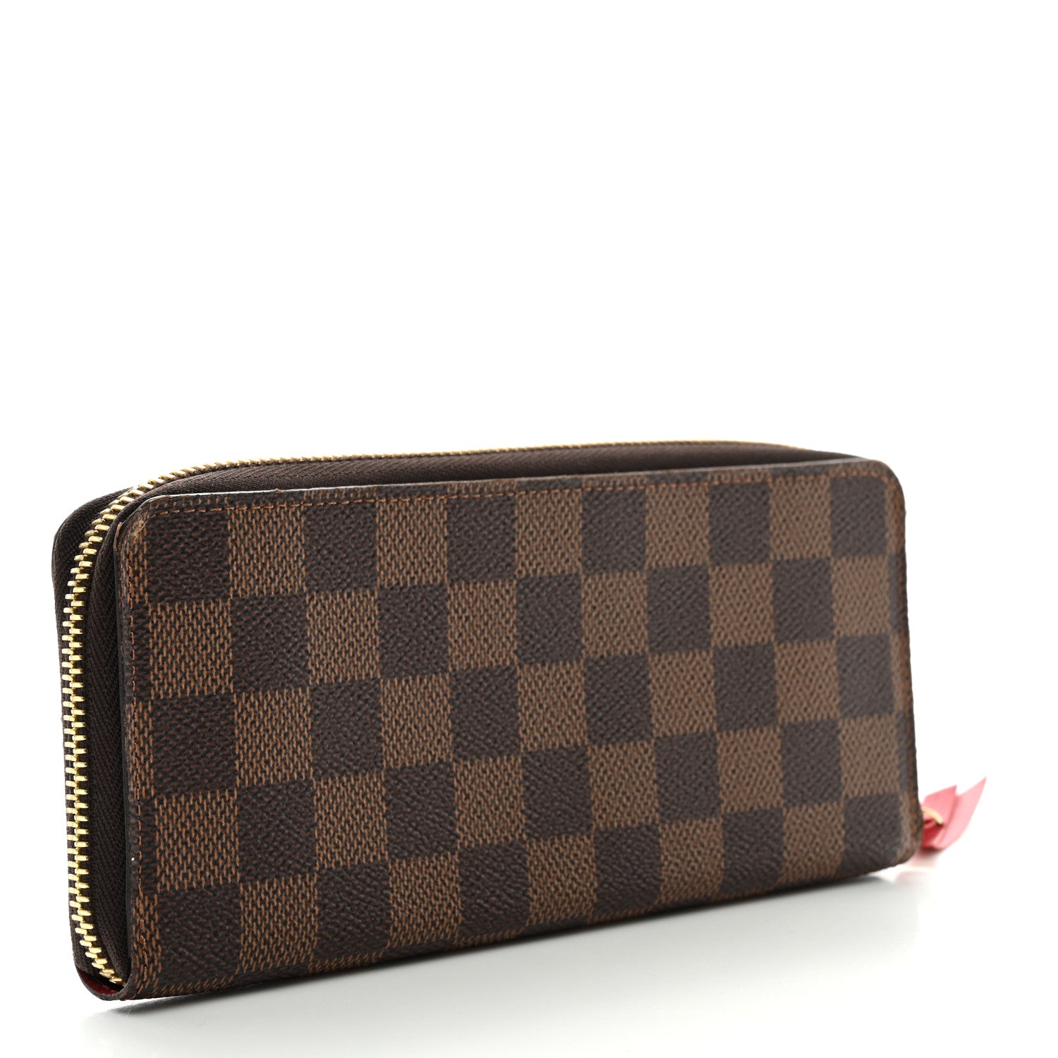 Louis Vuitton Damier Ebene Clemence Wallet Cherry 3 of 7