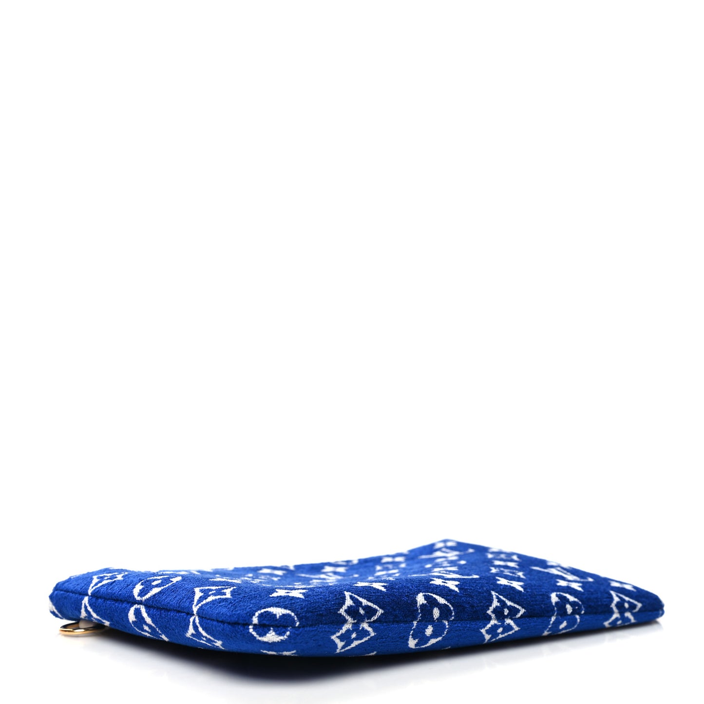 Jacquard Velvet Monogram LV Match Neverfull MM GM Pochette Blue