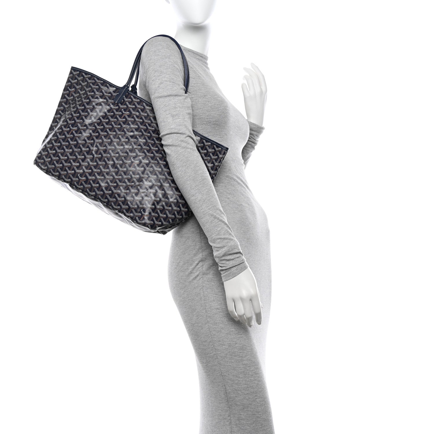 Goyard Goyardine Saint Louis PM Navy 3 of 11