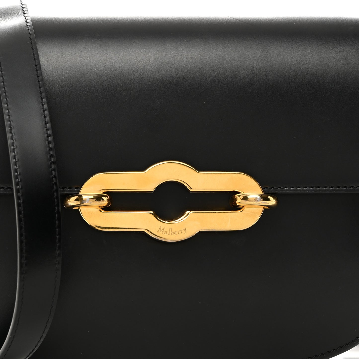 Super Lux Calfskin Small Pimlico Satchel Black