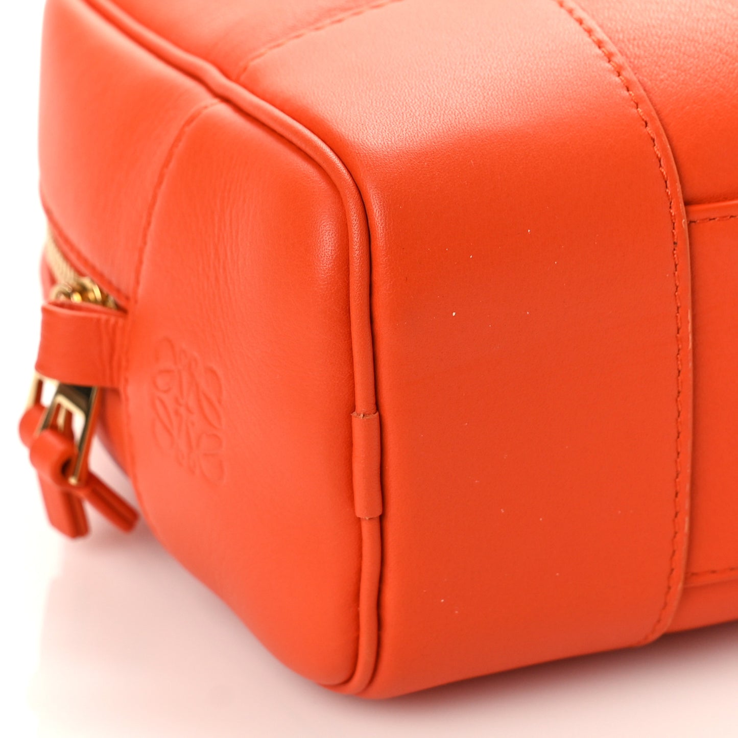Nappa Calfskin Amazona 16 Square Bag Orange