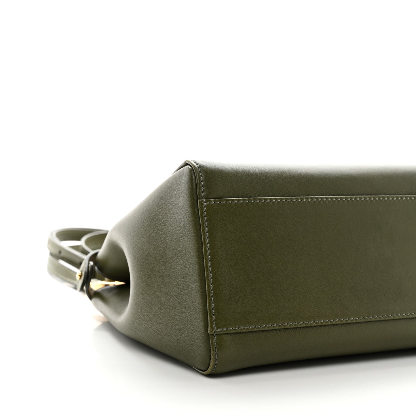 Nappa Mini Peekaboo Iconic Satchel Verde Equatore