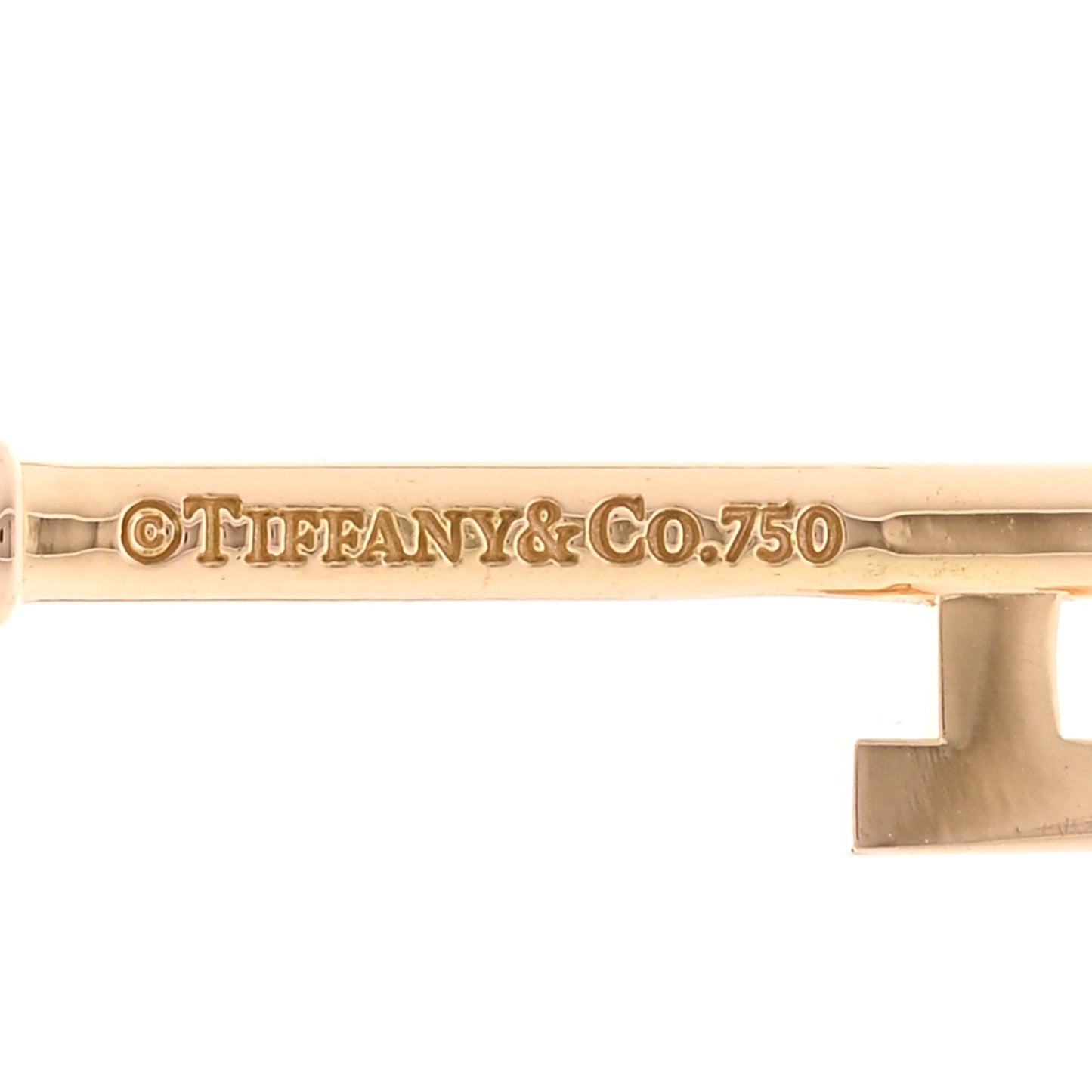 18K Rose Gold Return To Tiffany Heart Key Pendant Necklace