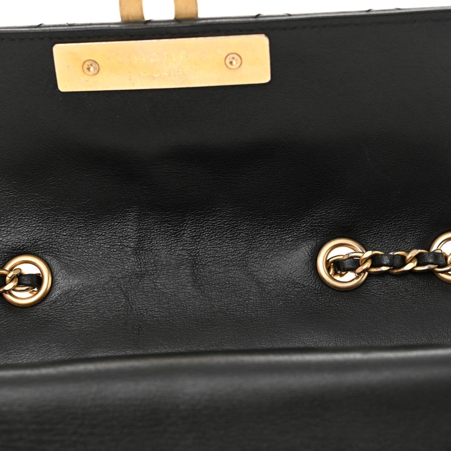 Lambskin Quilted Small CC Chic Flap Black
