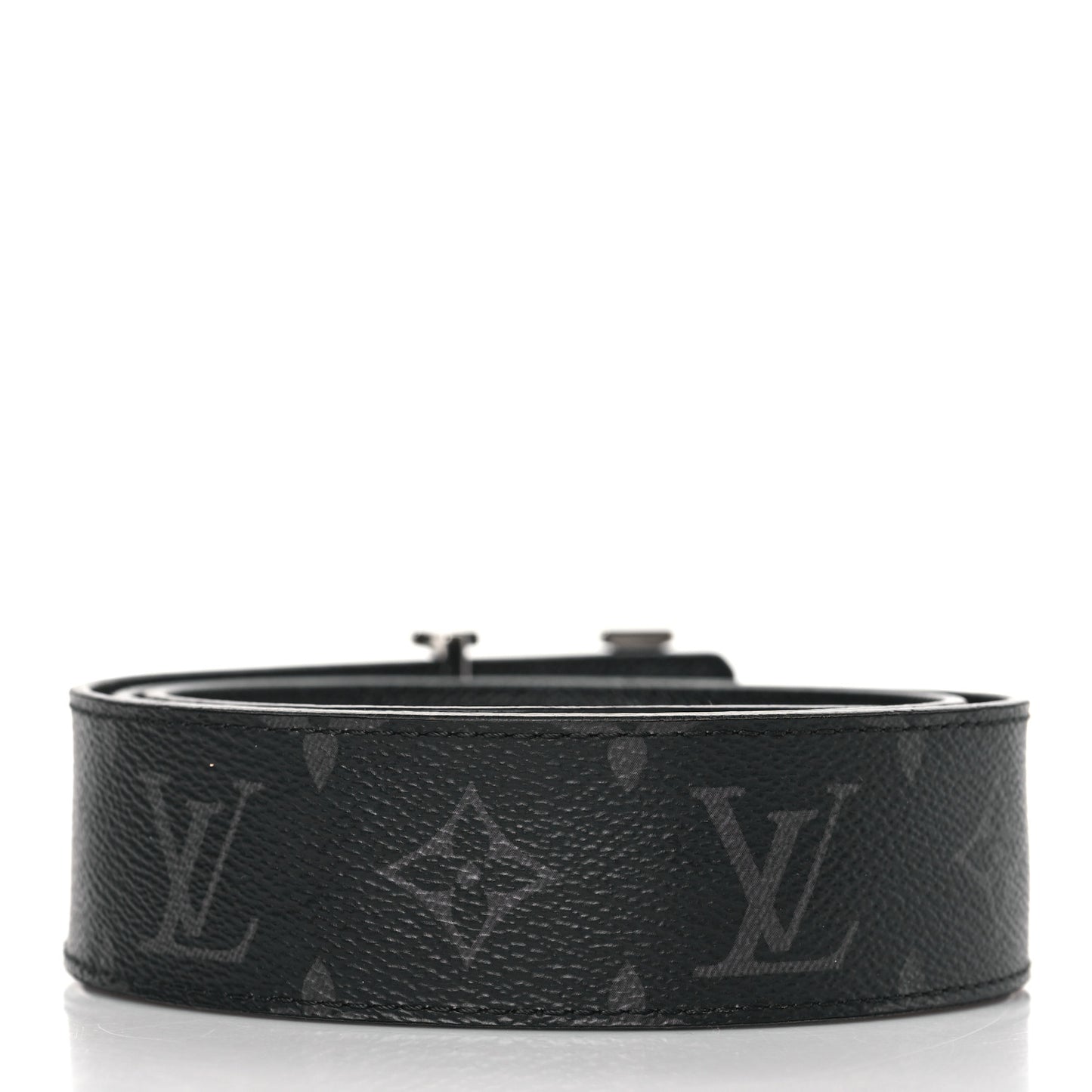 Monogram Eclipse Taigarama 40mm LV Initiales Reversible Belt 100 40 Black