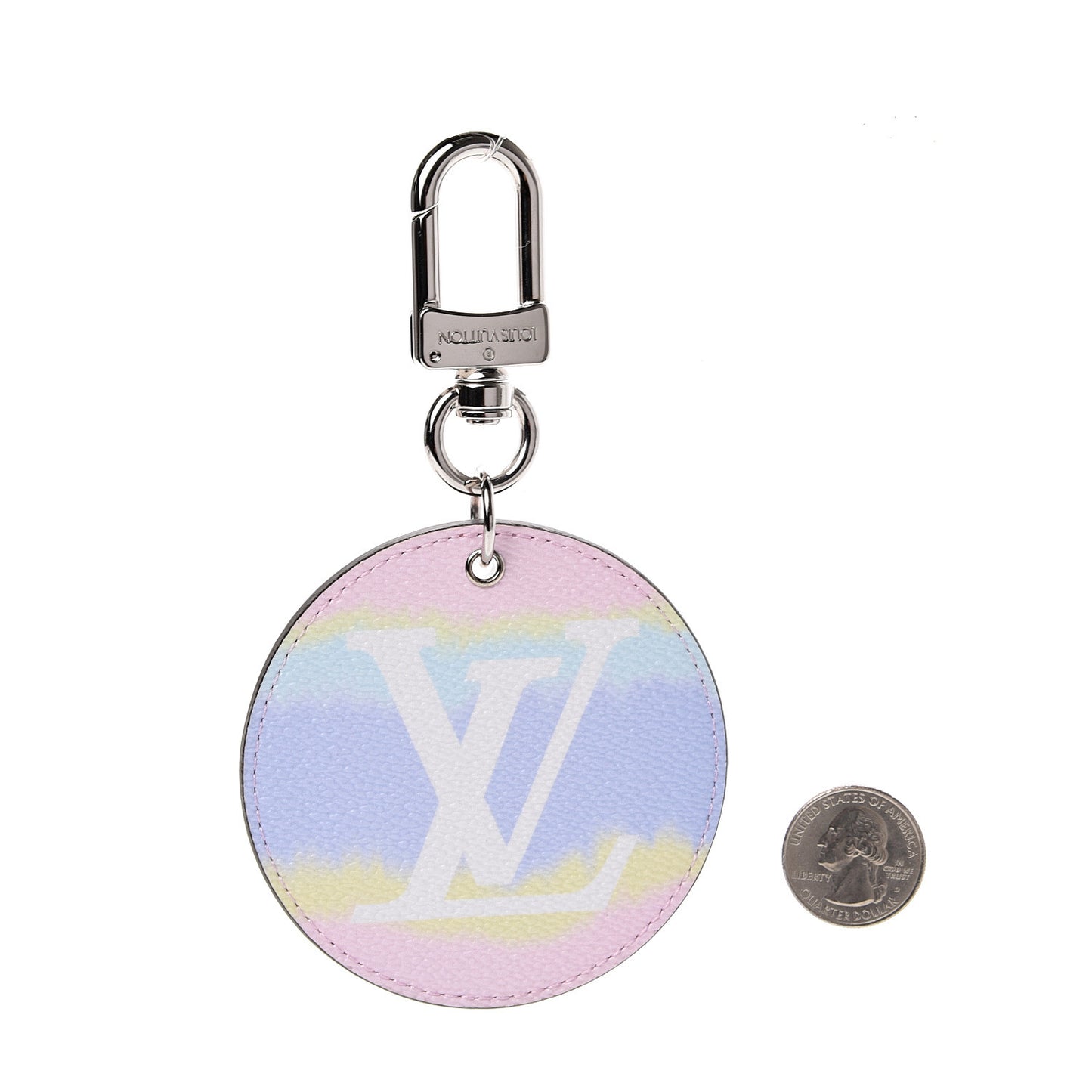 Monogram Escale Bag Charm Key Holder Pastel