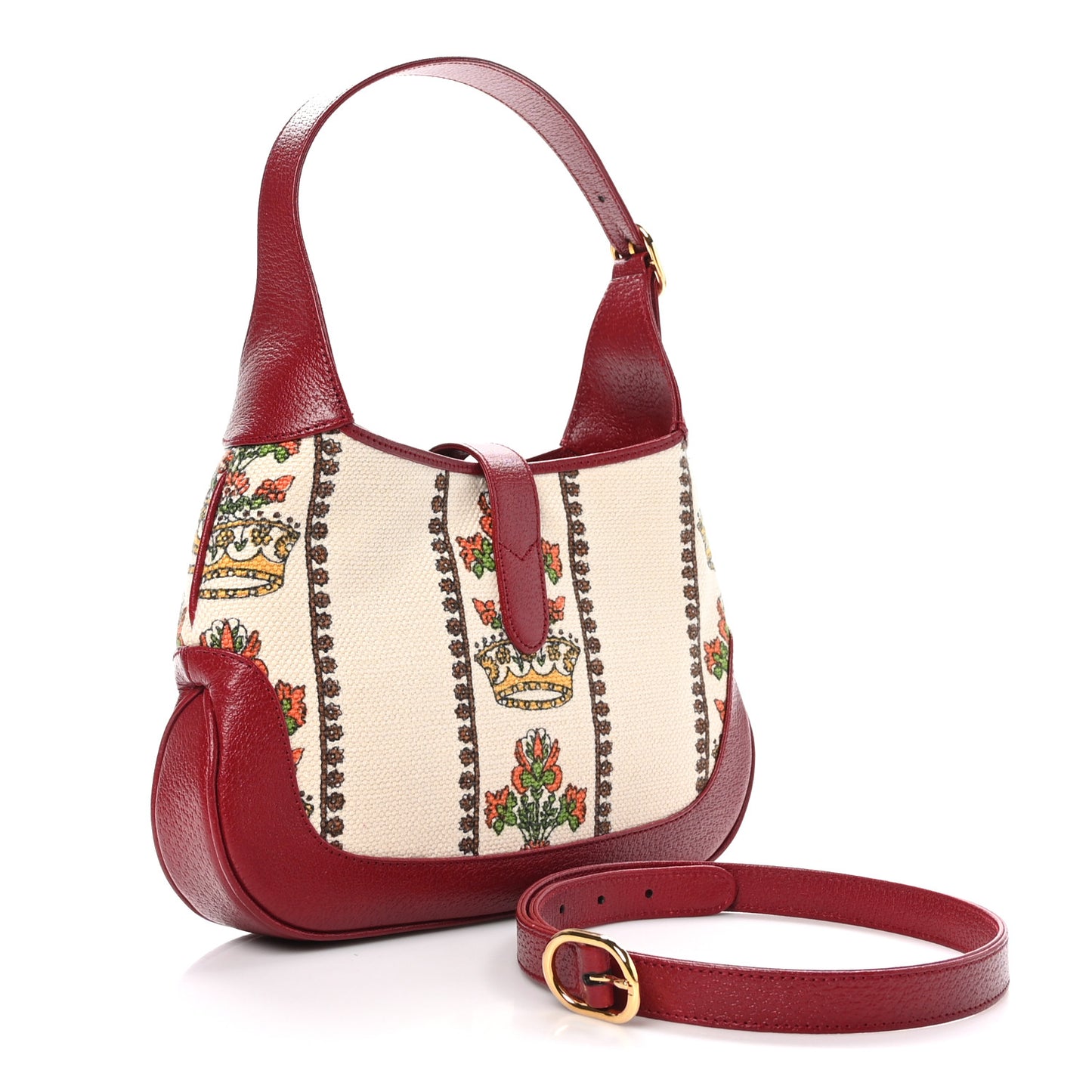 Canvas Calfskin 100 Centennial Music Small Jackie 1961 Hobo Ivory Red