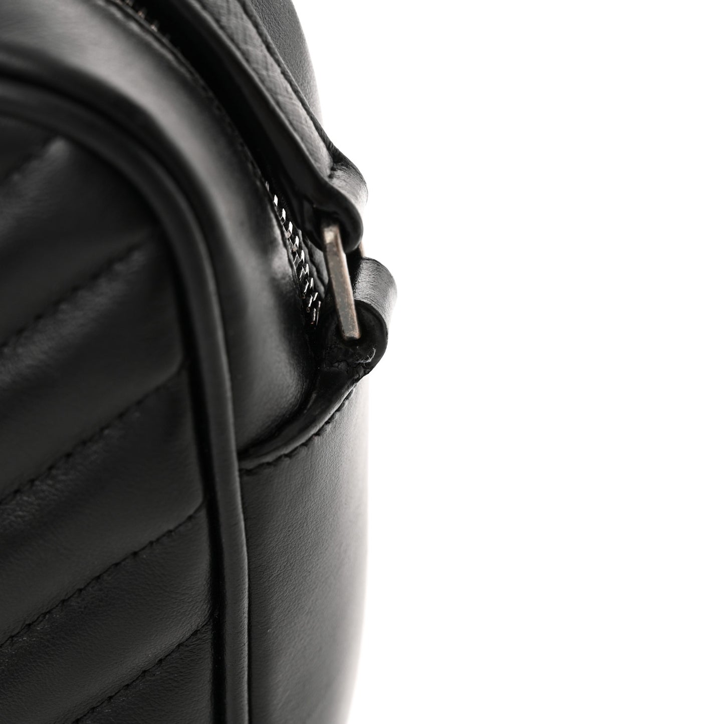 Calfskin Matelasse Monogram Lou Camera Bag Black