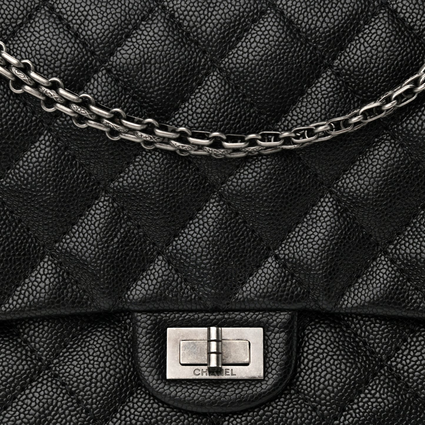 Caviar Quilted 2.55 Reissue 226 Flap Black