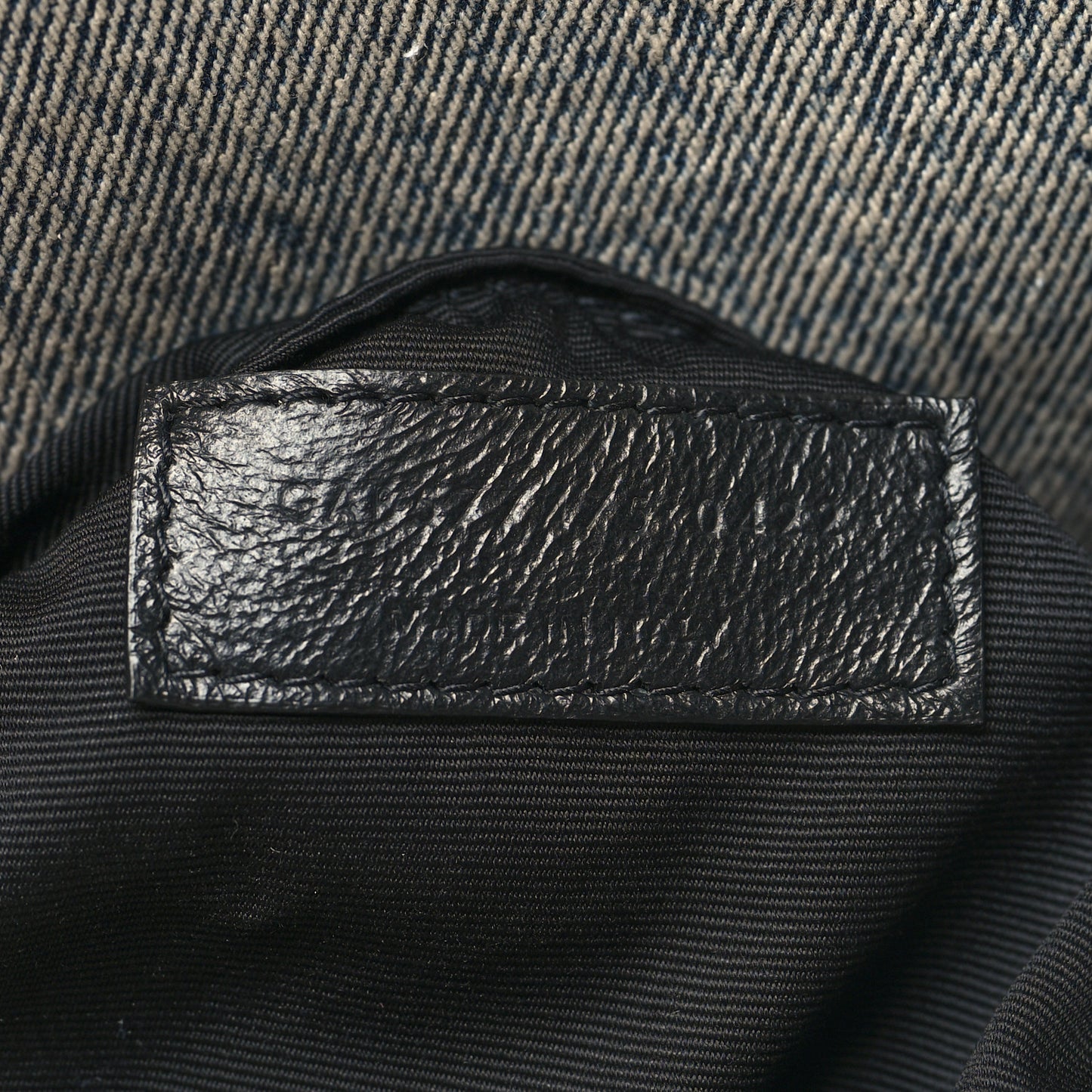 Denim Quilted Medium Loulou Puffer Monogram Chain Satchel Azur