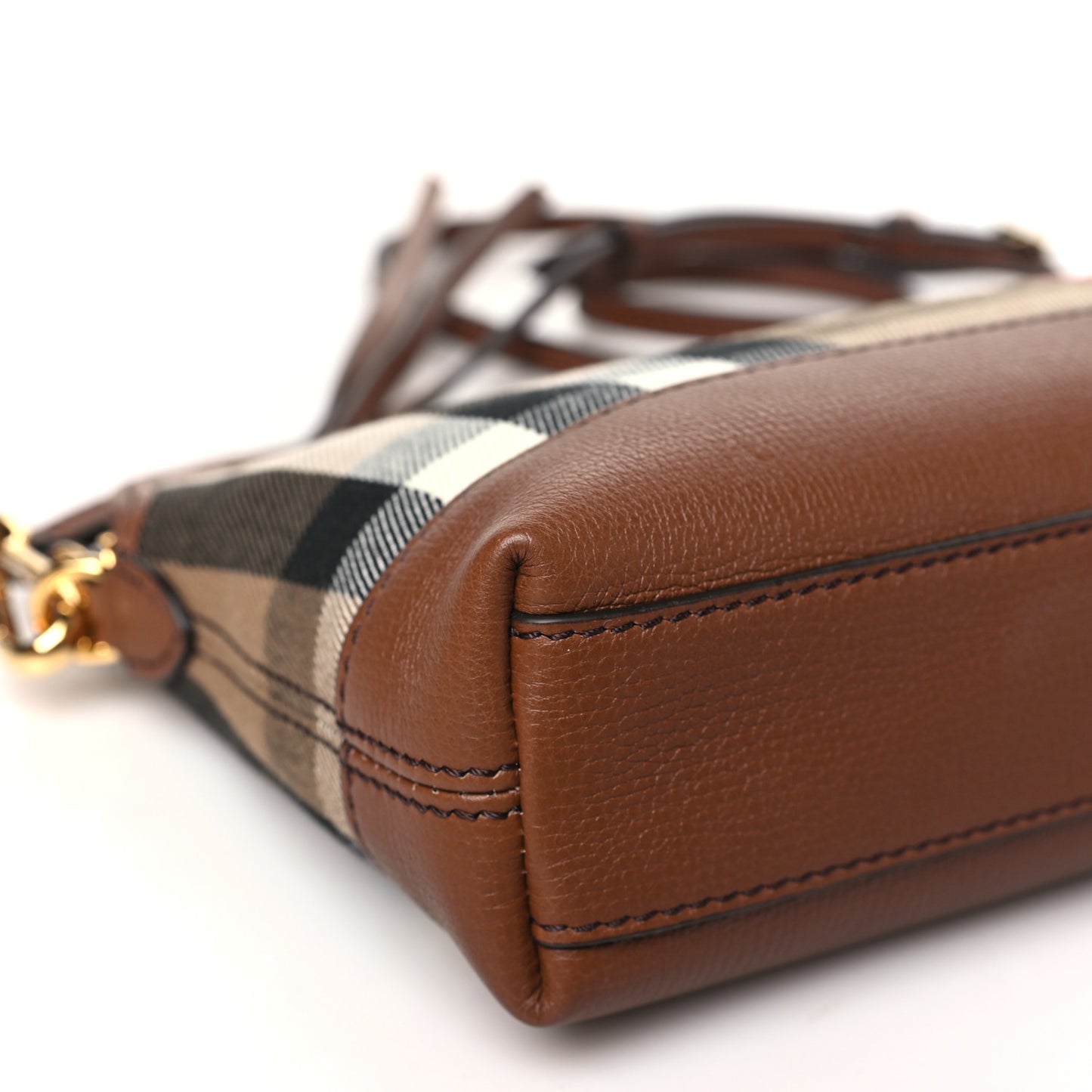 Derby House Check Abingdon Convertible Clutch Tan