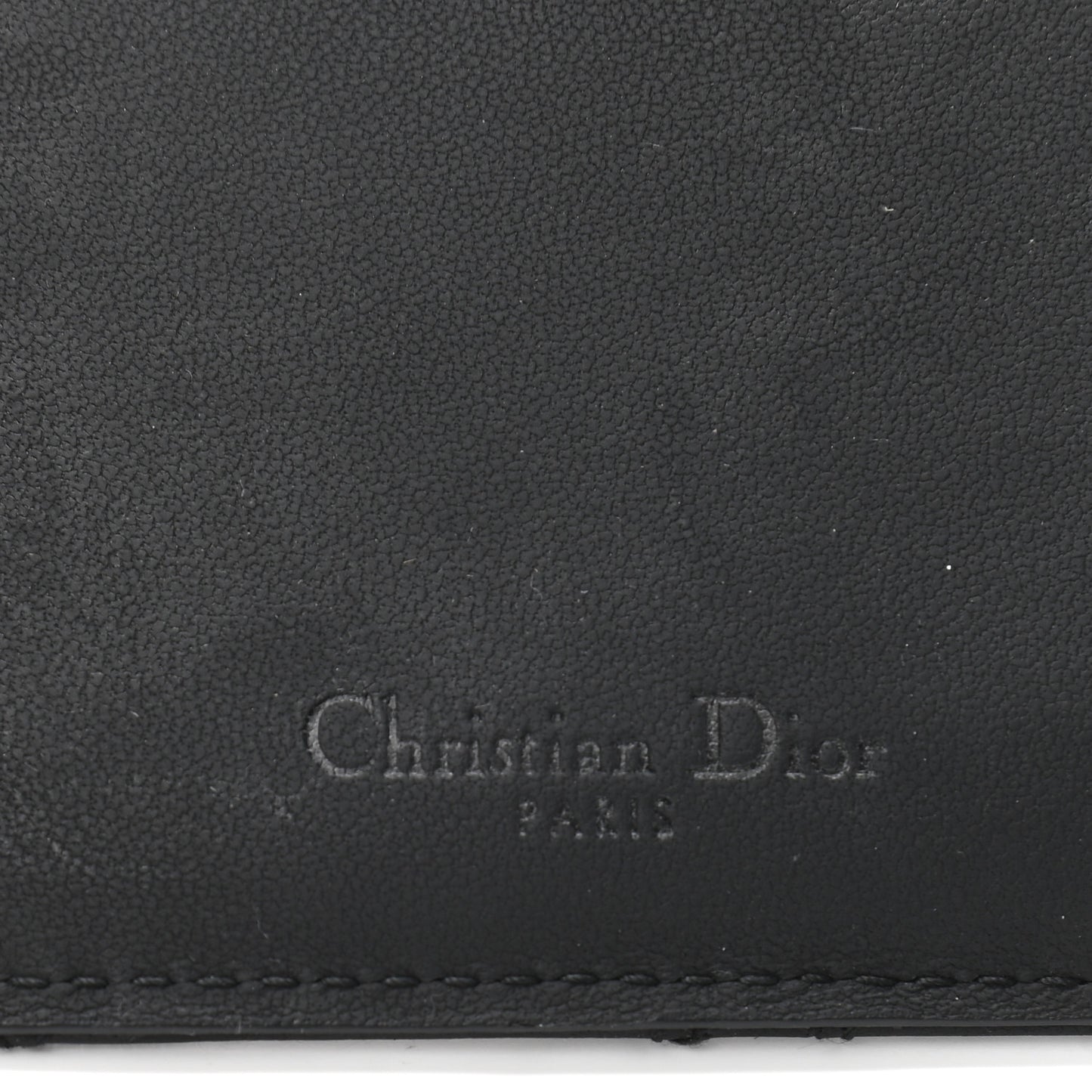 Ultra Matte Lambskin Cannage Small Lady Dior Zip Card Holder Black