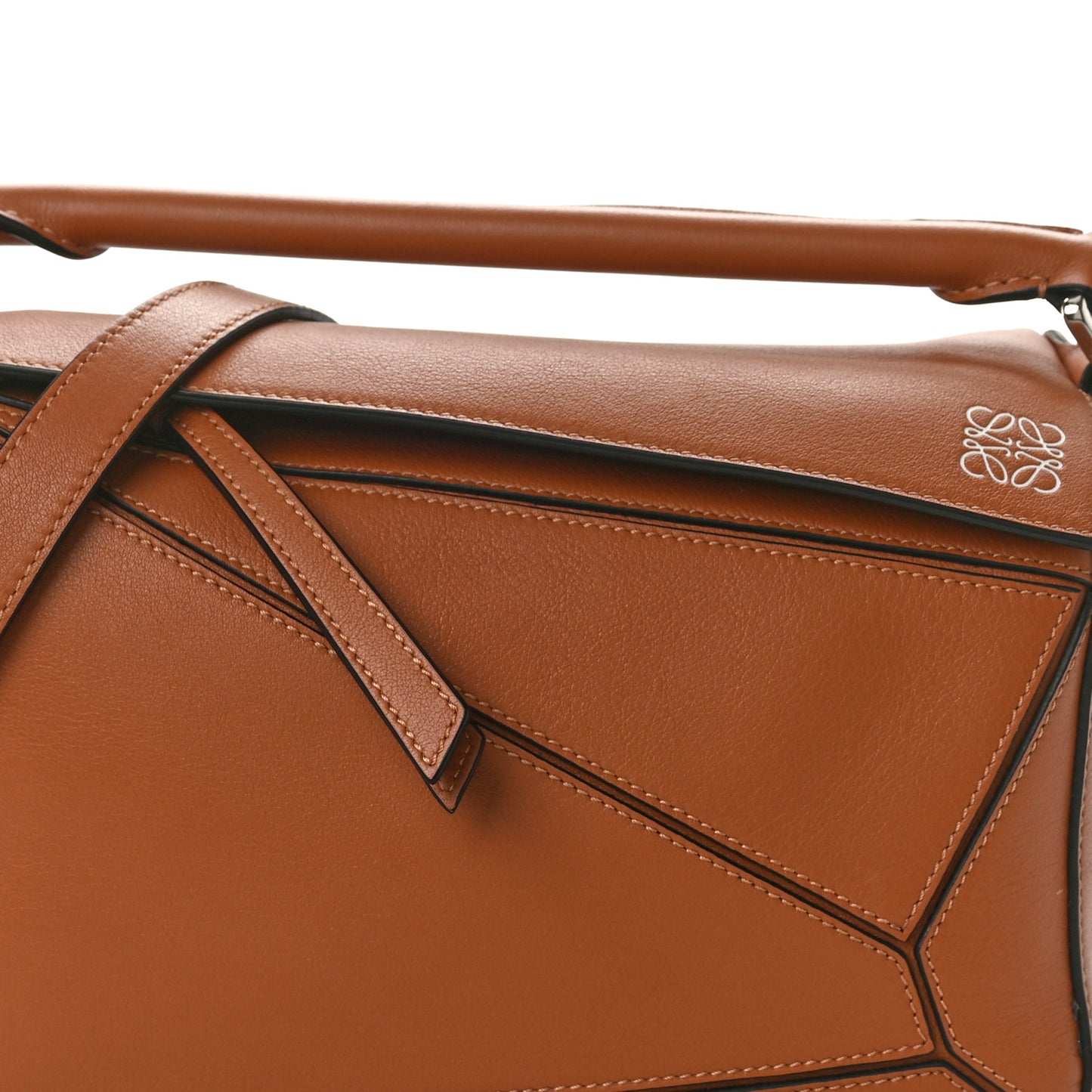 Calfskin Small Puzzle Bag Tan