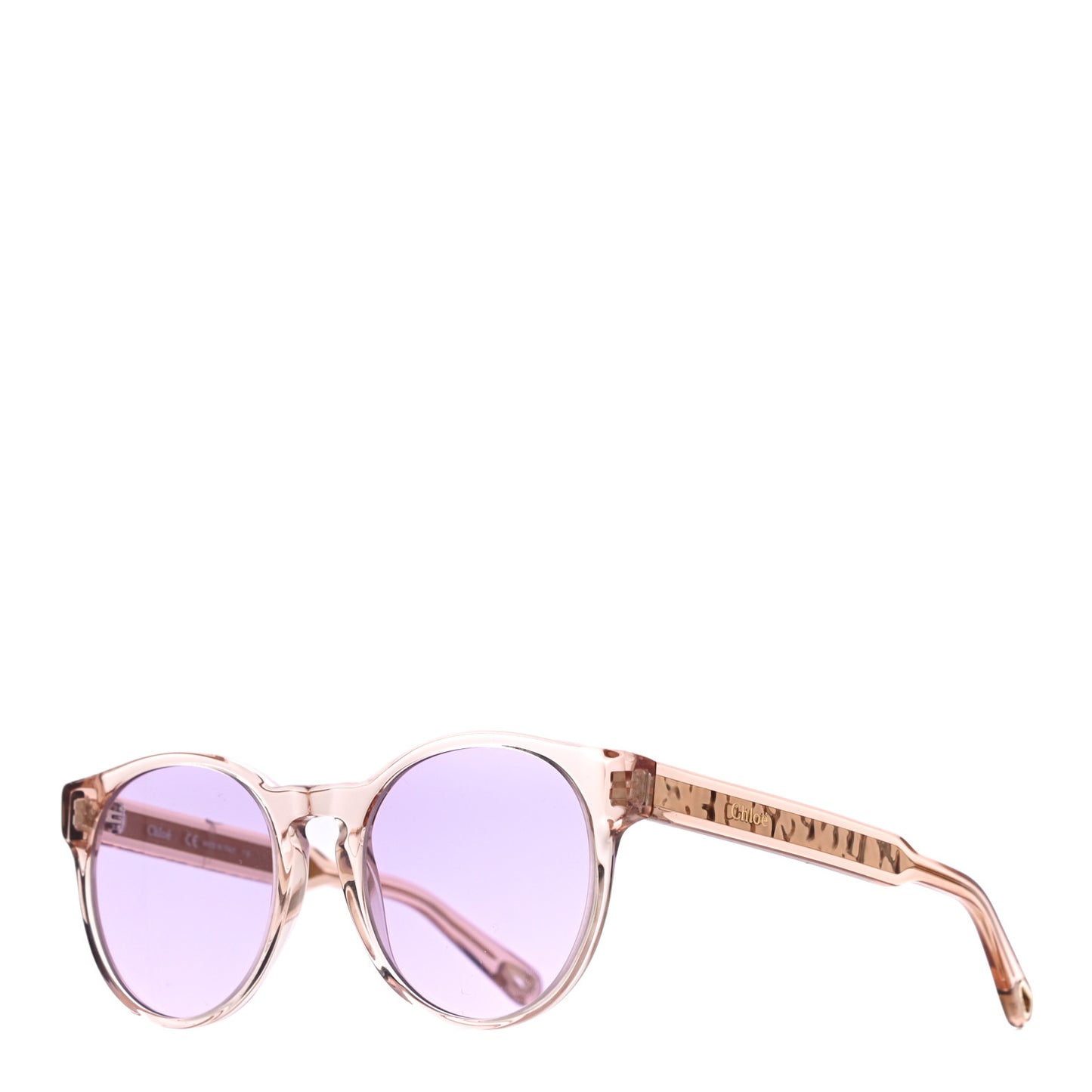 Oversized Round Sunglasses CE753S Purple