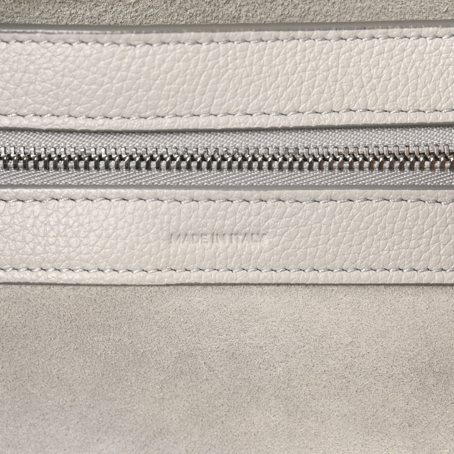 Soft Grained Calfskin Small Belt Cabas Phantom Mineral