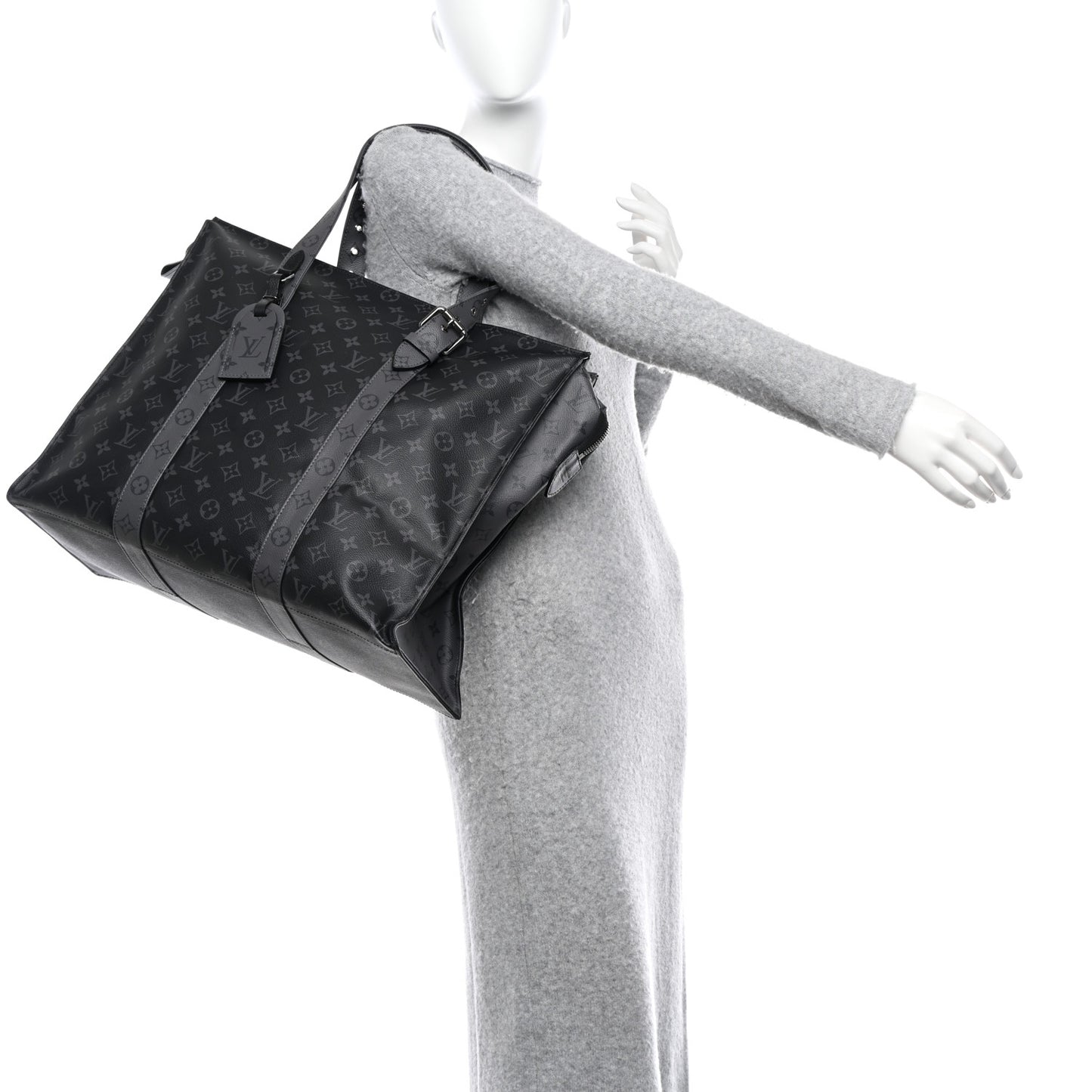Monogram Eclipse Cabas Zippe GM Black