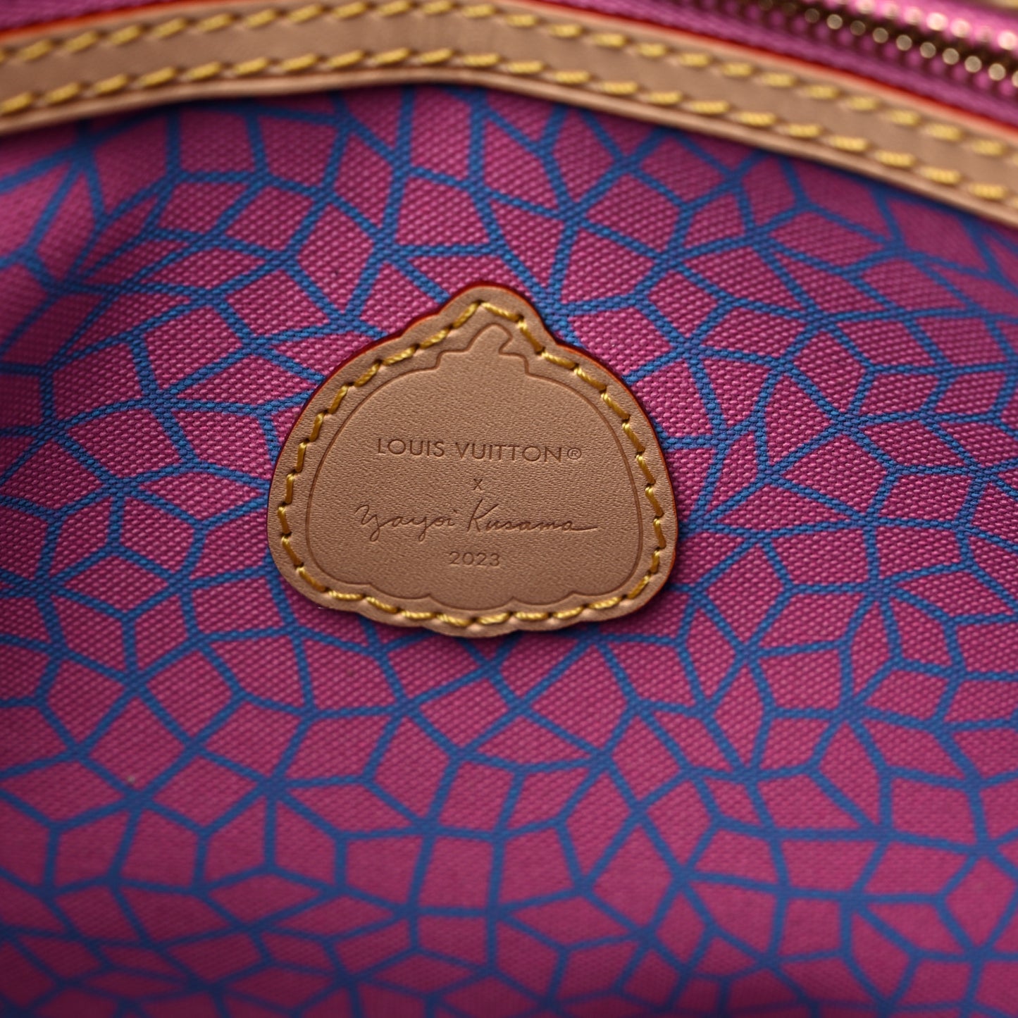 LV X YK Monogram Pumpkins Keepall Bandouliere 45