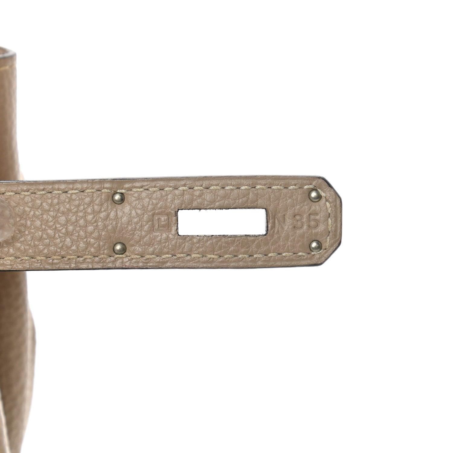 Hermes Togo Kelly Retourne 35 Gris Tourterelle 6 of 17