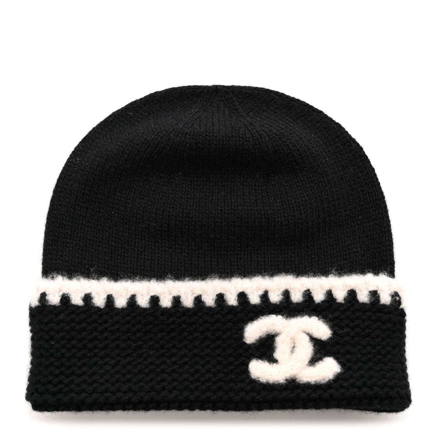 CHANEL CCLogo Knit Beanie シャネル CCロゴ カシミヤ Chanel Cashmere CC Logo Beanie Hat Black 1924058 – FASHIONPHILE