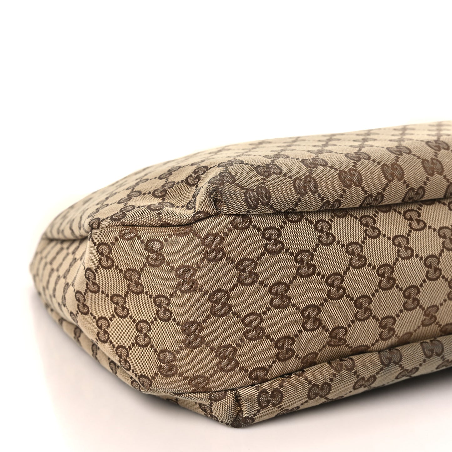 Monogram Large New Ladies Web Hobo Dark Brown